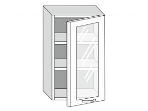 19.50.3 Шкаф настенный (h=913) на 500мм с 1-ой стекл. дверцей в Катав-Ивановске - katav-ivanovsk.magazin-mebel74.ru | фото