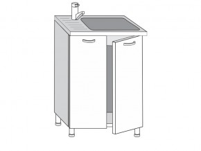 2.60.2мн Шкаф-стол на 600мм под накладную мойку с 2-мя дверцами в Катав-Ивановске - katav-ivanovsk.magazin-mebel74.ru | фото