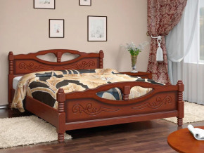 Кровать Елена-4 1600 Орех в Катав-Ивановске - katav-ivanovsk.magazin-mebel74.ru | фото