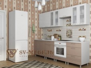 Кухня Волна капучино в Катав-Ивановске - katav-ivanovsk.magazin-mebel74.ru | фото