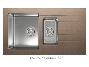 Мойка комбинированная Tolero twist TTS-890 Темно-бежевый 823 в Катав-Ивановске - katav-ivanovsk.magazin-mebel74.ru | фото