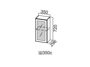 Ш350с/720 Шкаф навесной 350/720 (со стеклом) в Катав-Ивановске - katav-ivanovsk.magazin-mebel74.ru | фото